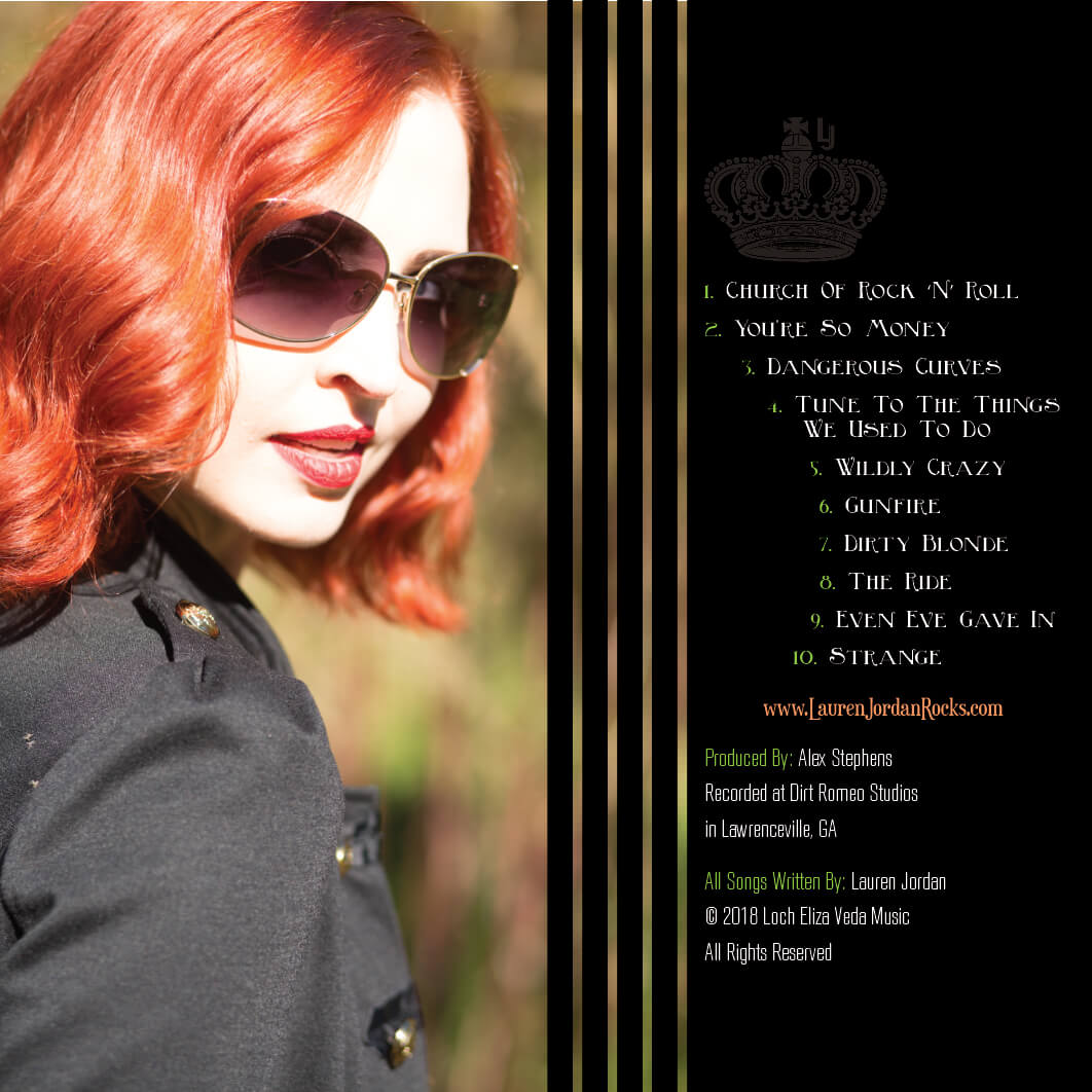 Lauren Jordan - Stereo Wonderland - CD Label